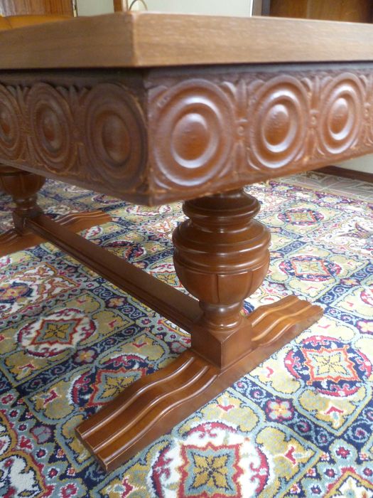 Mesa sala de estar retangular em madeira VINTAGE anos 60-70 Alemanha