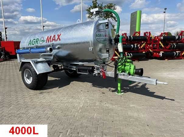 WÓZ ASENIZACYJNY Beczka Beczkowóz 4000L Agro-Max