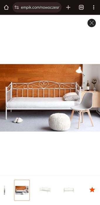 Łóżko z materacem 90x200