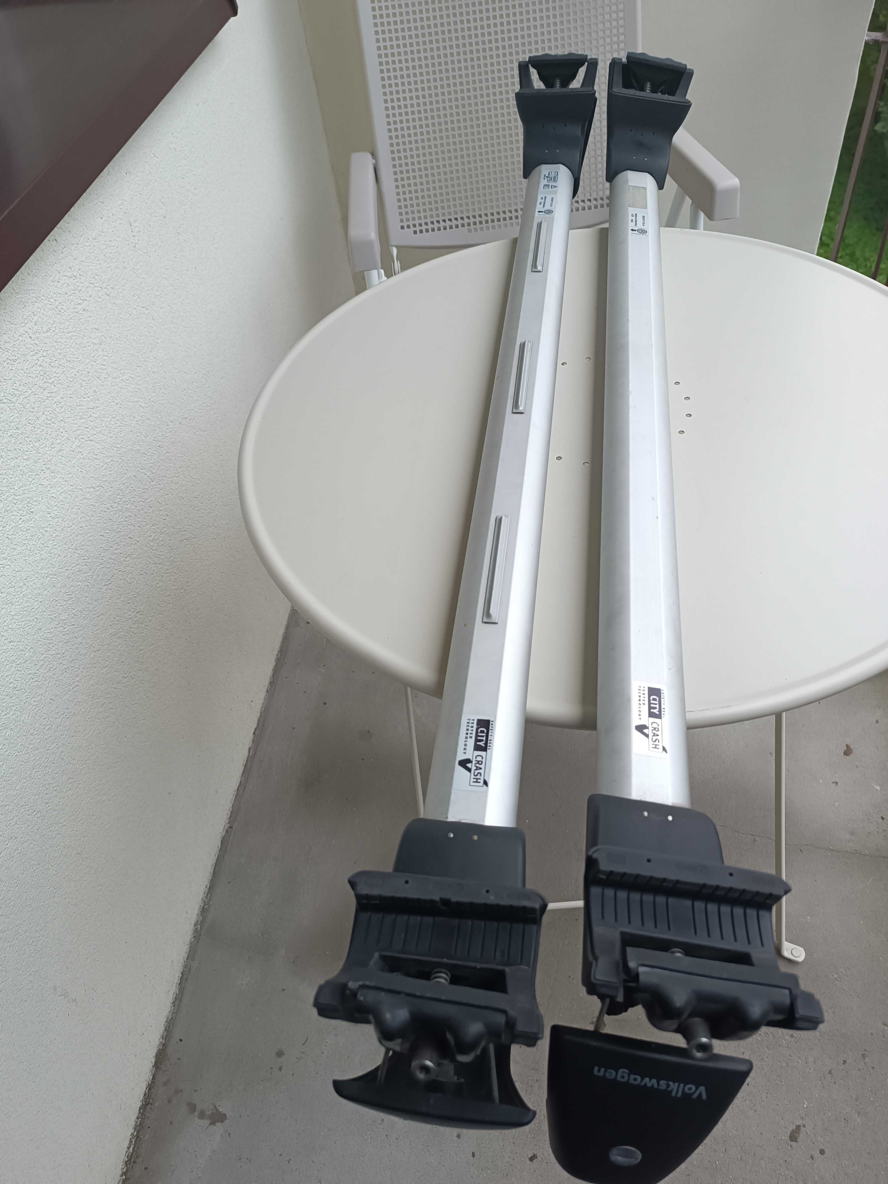 Bagażnik dachowy, oryginalne niemieckie belki VW GOLF VII kombi 2 szt.