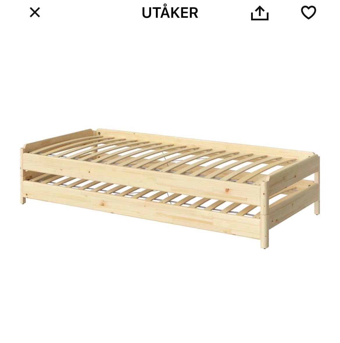 Cama dupla Ikea - praticamente nova
