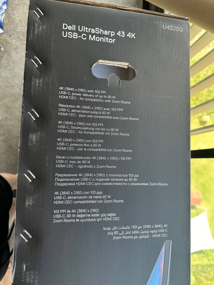 Nowy Dell U4320Q 43” 4K USB-C | Ogromny ekran do pracy