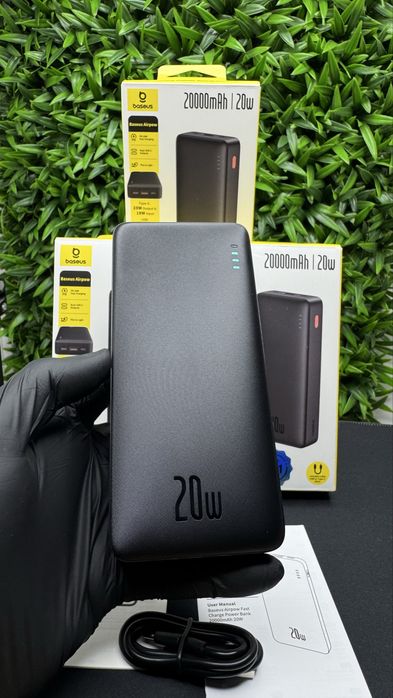 Оригінальний павербанк Базеус Baseus Airpow 20000 mAh 20W з гарантією