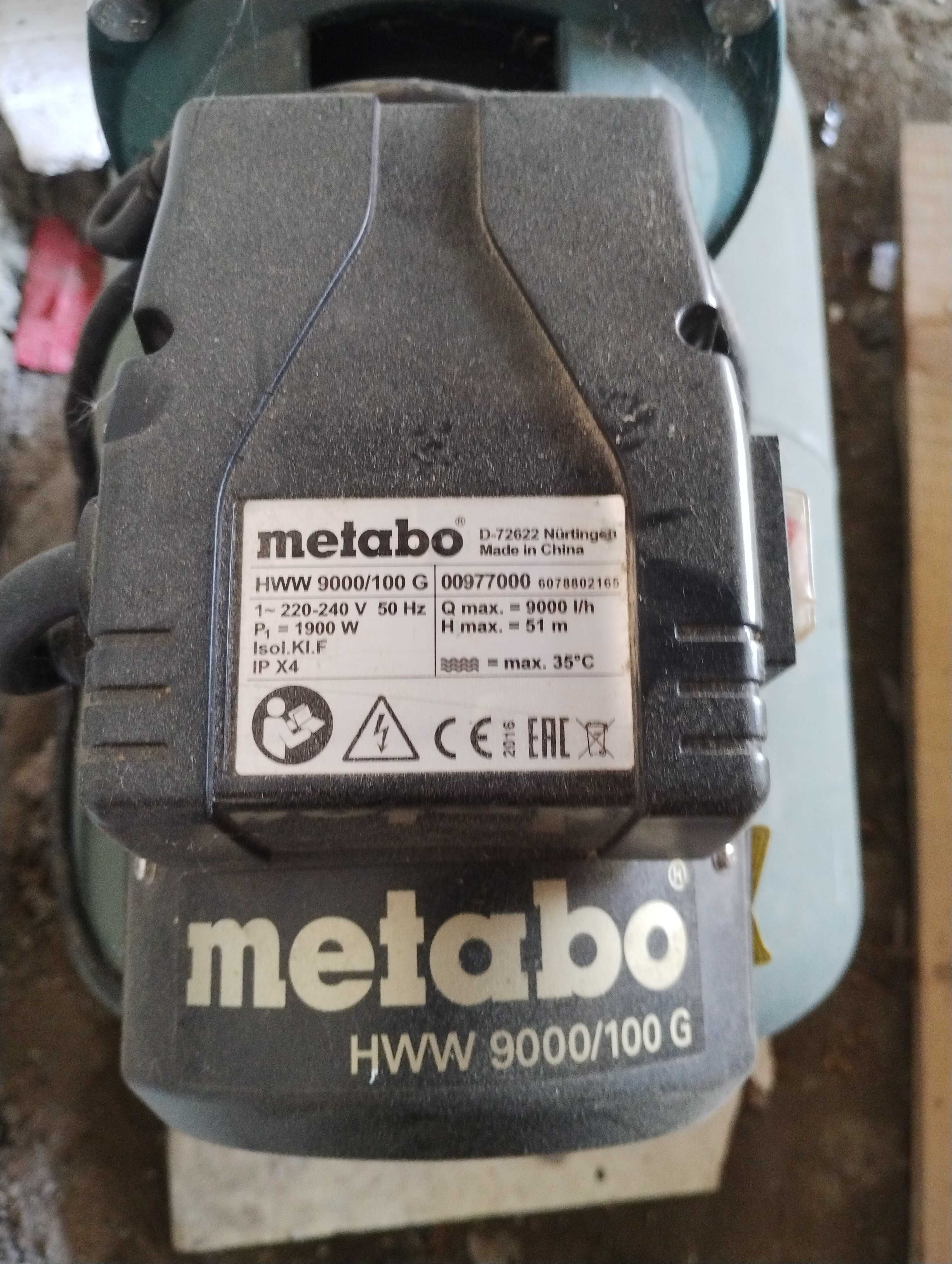 Hydrofor metabo HWW9000/100G