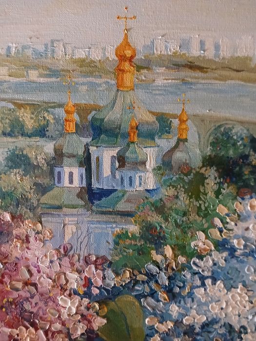 Картина маслом на холсте.