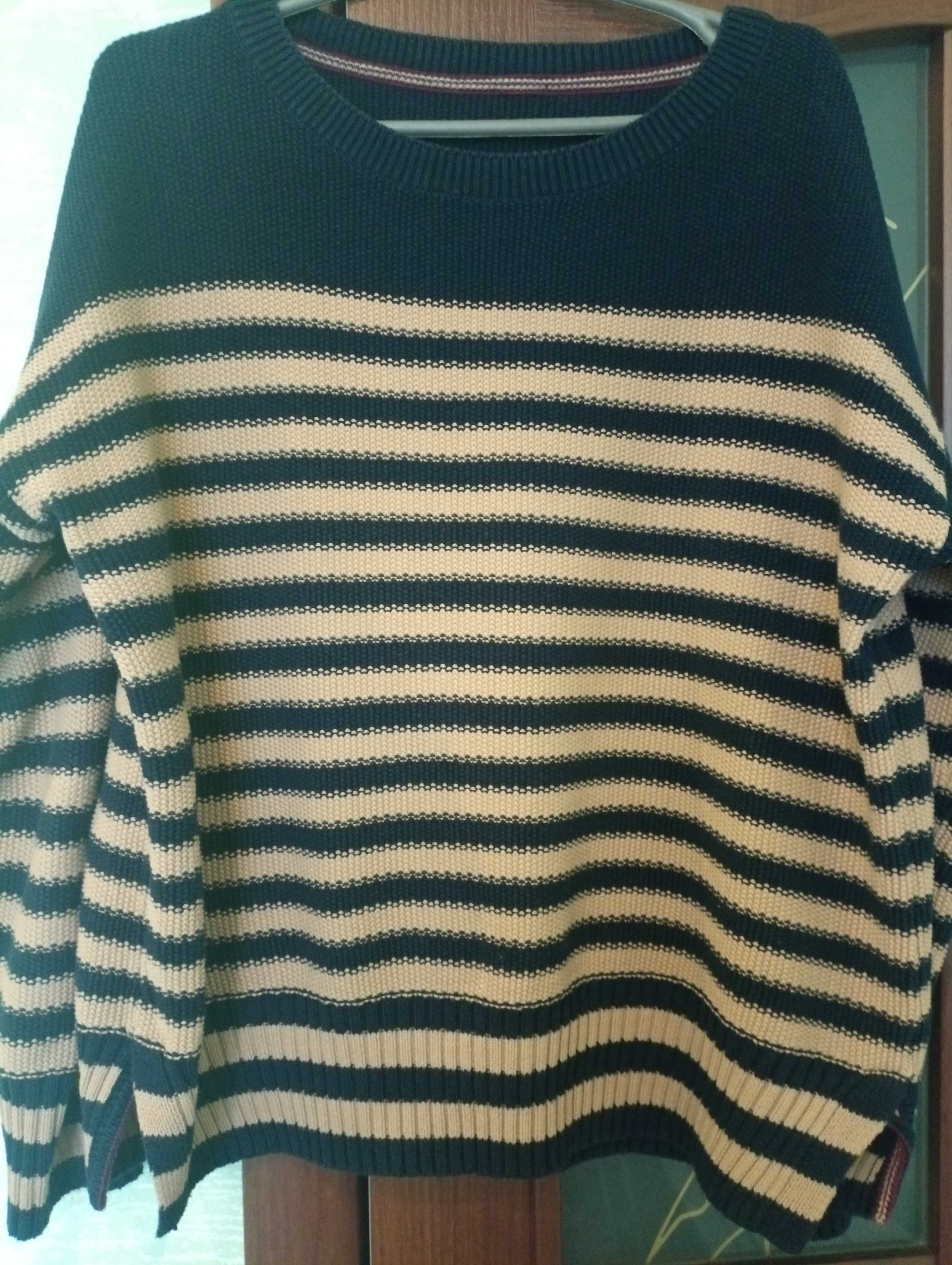 Теплый женский пуловер свитер большого размера, р 54-56