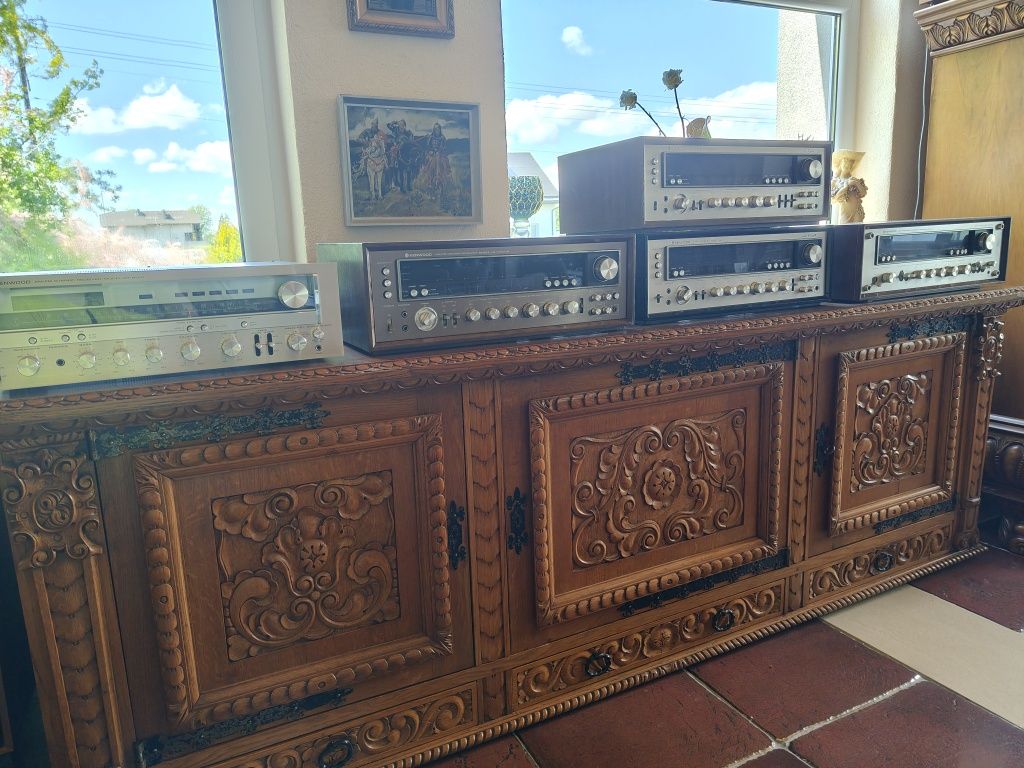 1975r. Amplituner 4 kanałowy Kenwood KR-8040
