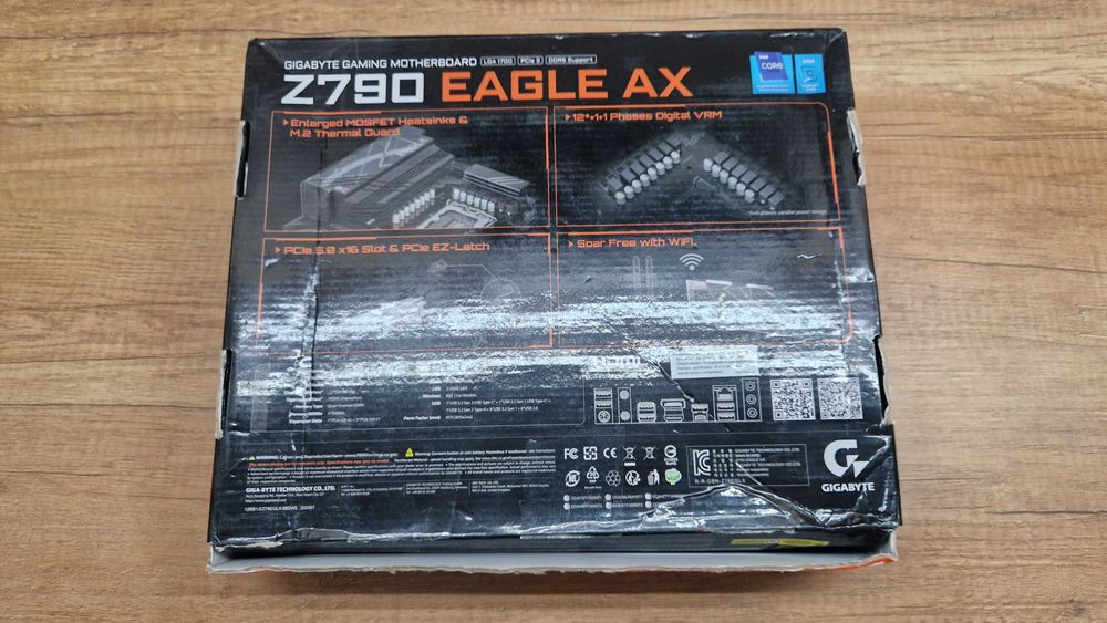 Płyta główna GIGABYTE Z790 EAGLE AX wifi box gwarancja