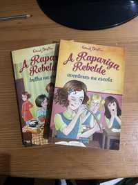 Conjunto de 2 livros - a rapariga rebelde
