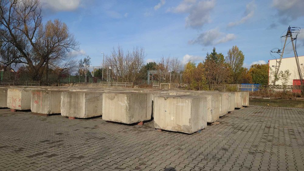 Obciążniki betonowe, bloki betonowe 4,39 t