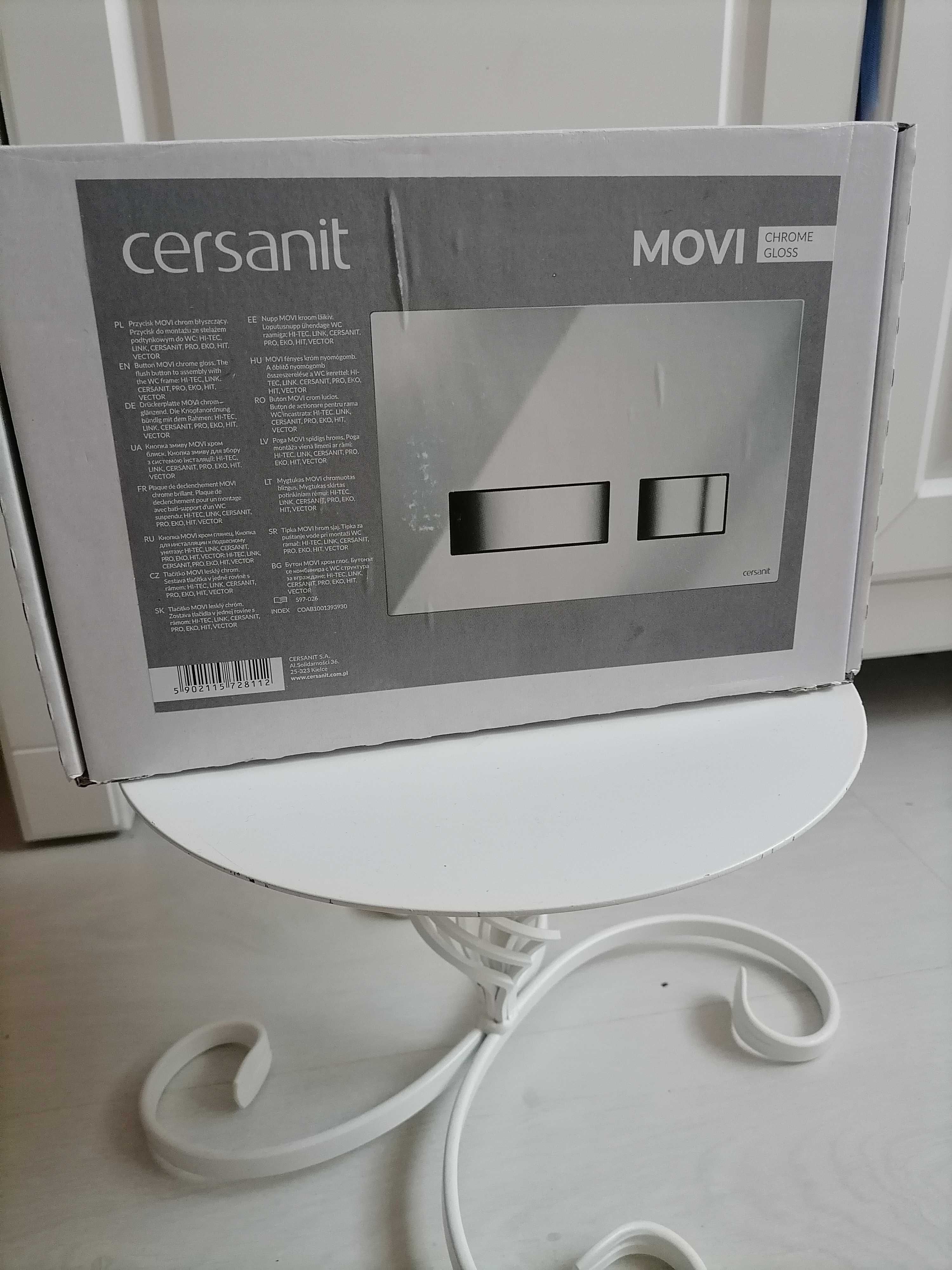 Nowy przycisk Cersanit Movi Chrome Gloss do WC
