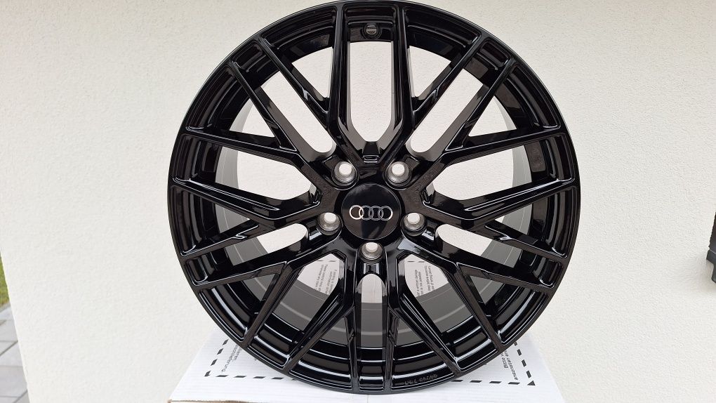Nowe Alufelgi 5x112 R17 Czarny Połysk Audi A3 A4 A5 A6 Vw Golf VI VII