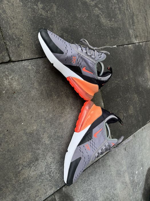 Nike Air 270 r. 36,5 szare biale pomaranczowe buty adidasy sneakersy
