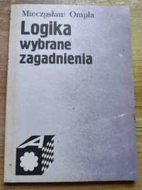 Mieczysław Omyła - Logika wybrane zagadnienia