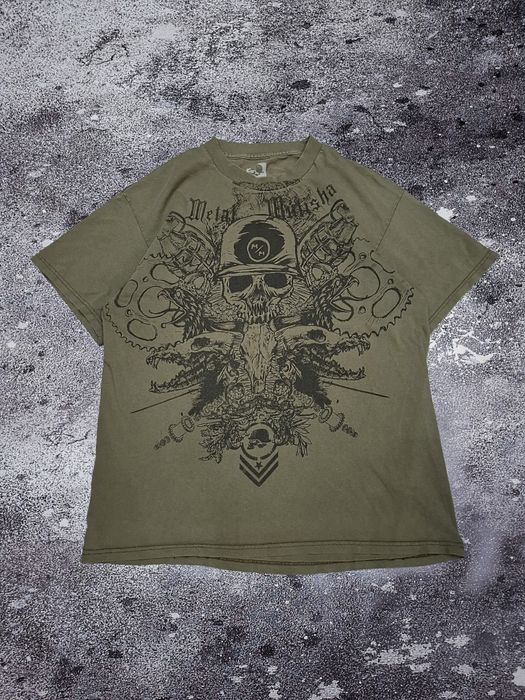 metal mulisha y2k mma elite affliction t shirt футболка