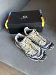 Ténis Salomon XT-6 Skyline Beje/ Azul/ Preto