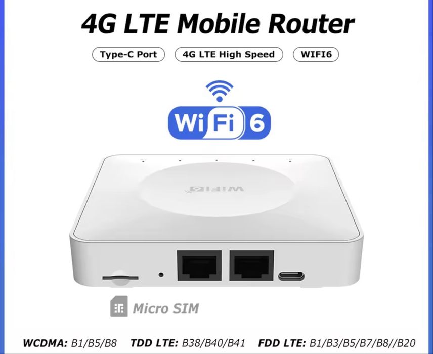 LTE 4G Мобільний Router WiFi 6