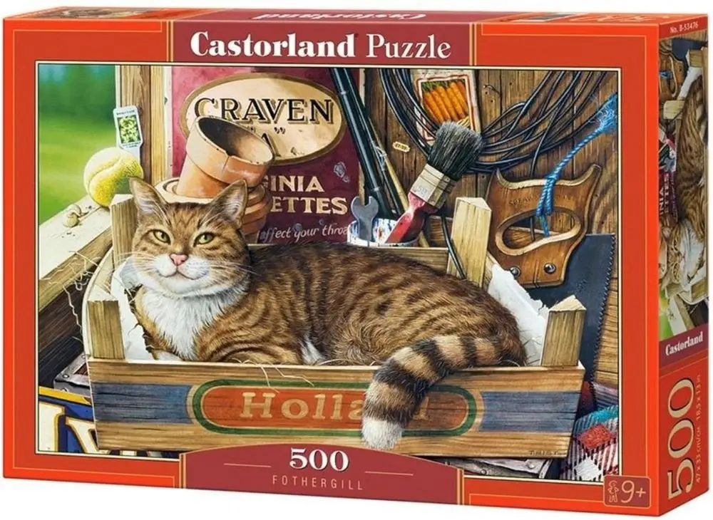 Puzzle 500El. Kot W Kartonie Castorland B-53476