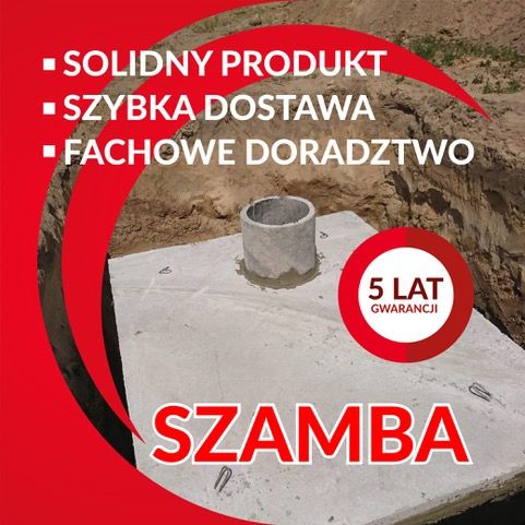 Szambo betonowe szamba Zbiornik betonowy Program na deszczówkę woda