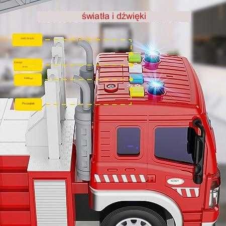 Pojazd strażacki GizmoVine drabina światło dźwięk