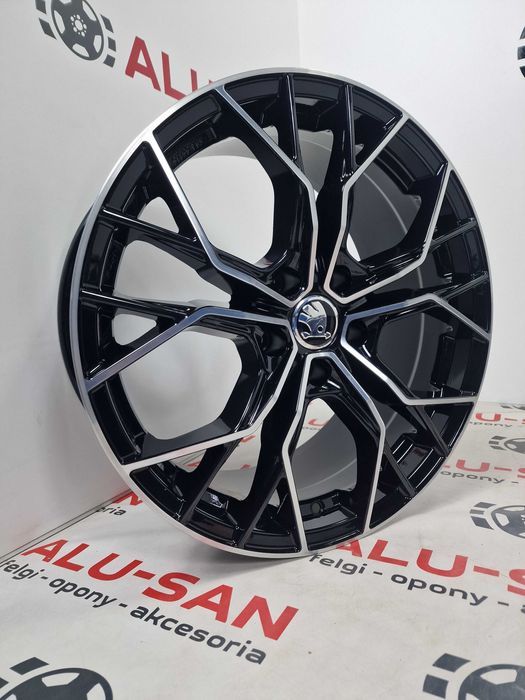 Nowe alufelgi SKODA 18" 5x112 KaroQ KodiaQ Octavia SuperB-Czarne