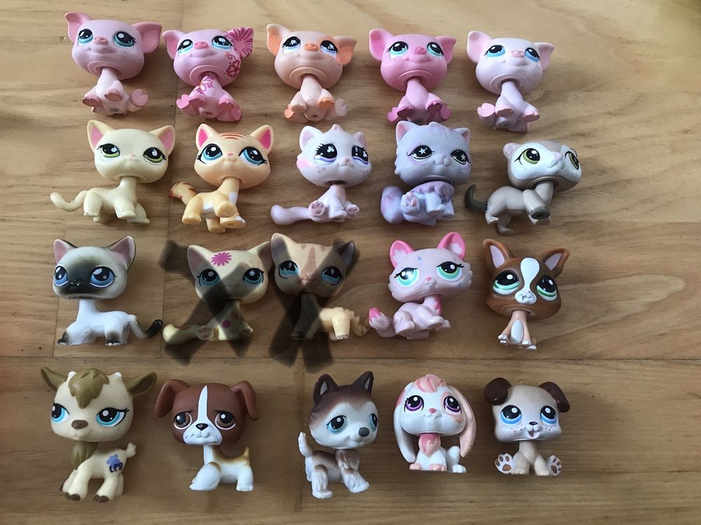 Zestaw oryginalnych figurek lps Hasbro littlest pet shop