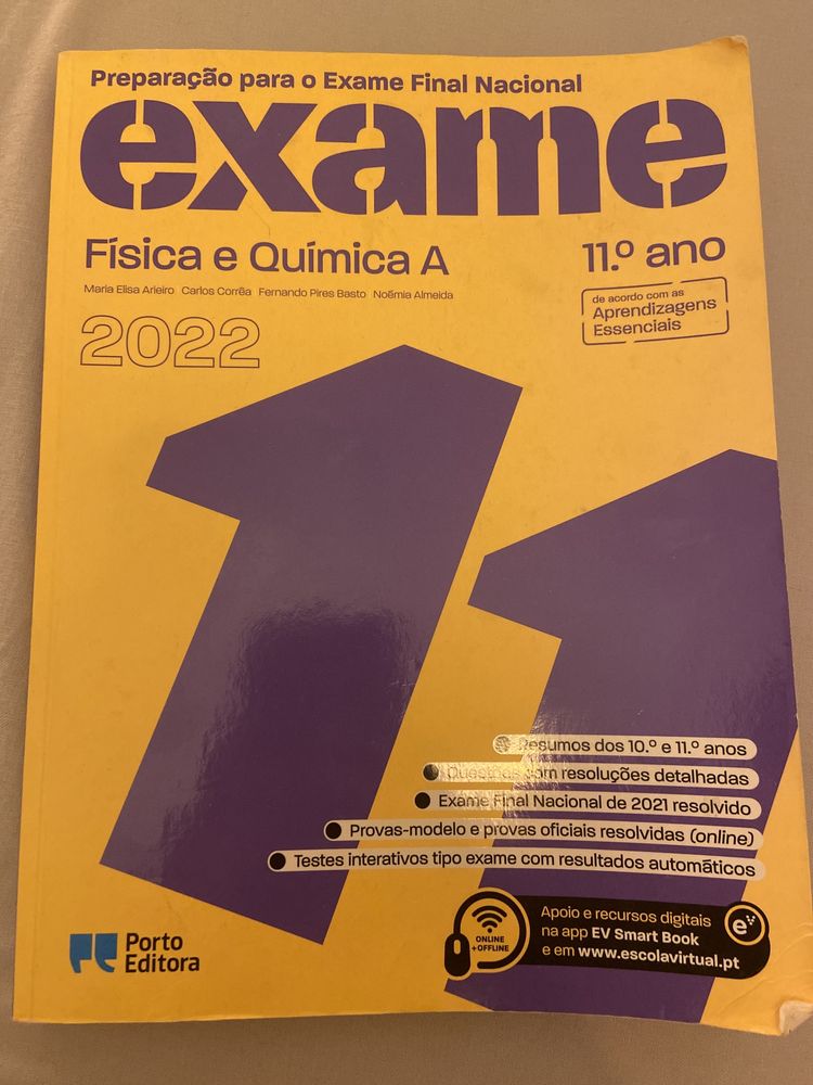 Preparação Exame Nacional Física e Química A - Porto Editora