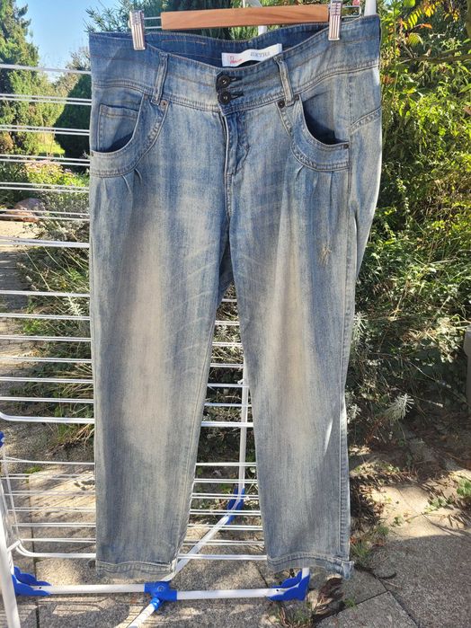 Dżinsy  wide leg KaphAll 42 jasnoniebieskie bdb stan