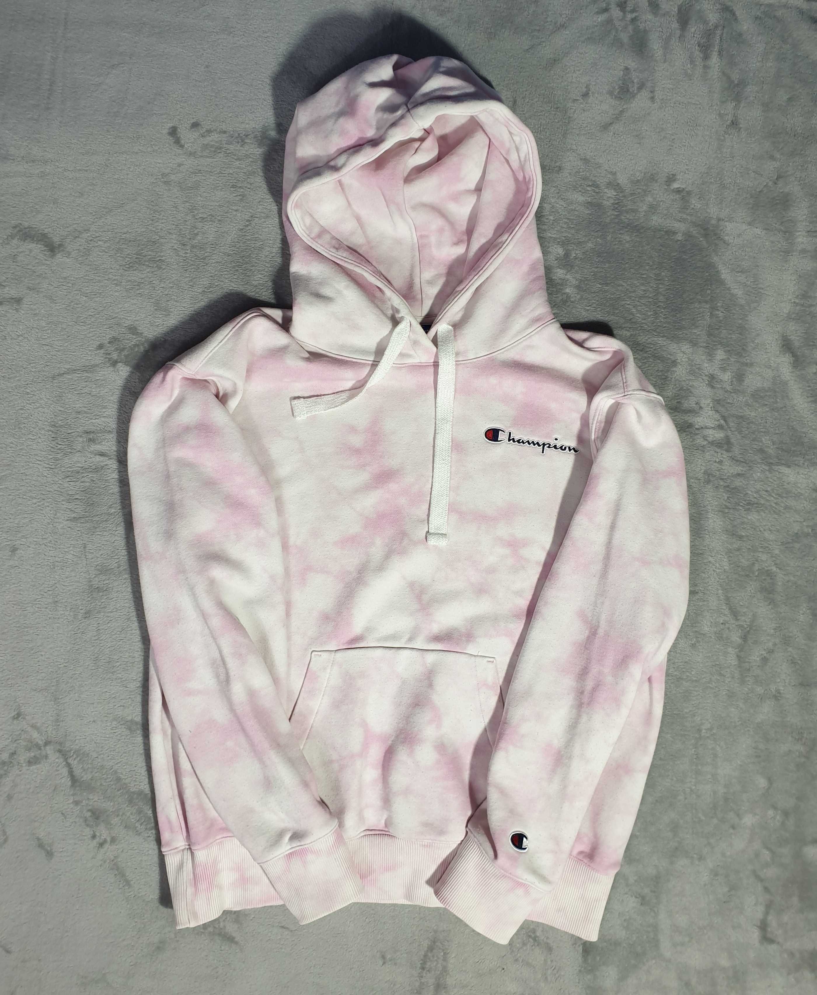 Bluza z kapturem Champion wzór tie dye