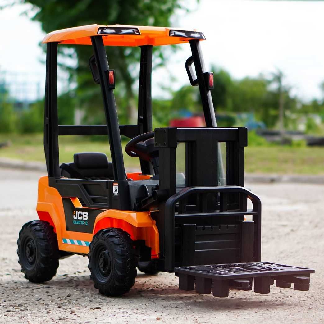 WÓZEK WIDŁOWY JCB Ciągnik Elektryczny Auto Akumulator Paleciak DZIECI