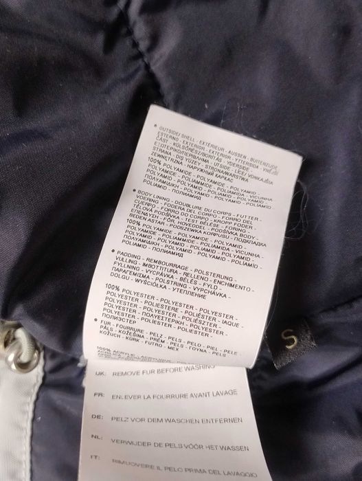 Napapijri expedition parka grey S zimowa kurtka z futrem ocieplana