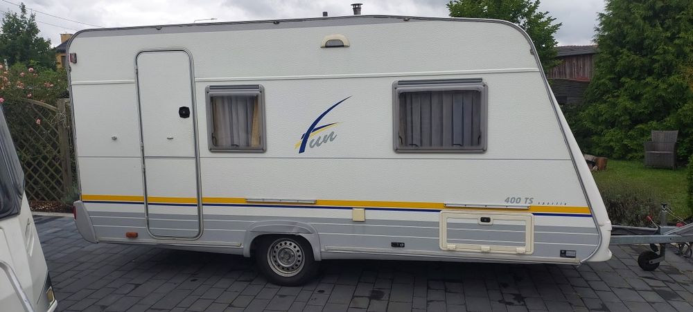 Przyczepa kempingowa Burstner Sportiv ,DMC 1000kg, kompletna, zarejest