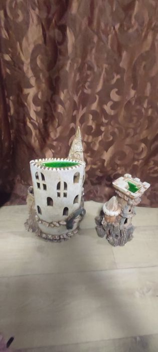 Замок в аквариум, аквариумные замки, аквариумистика, декор