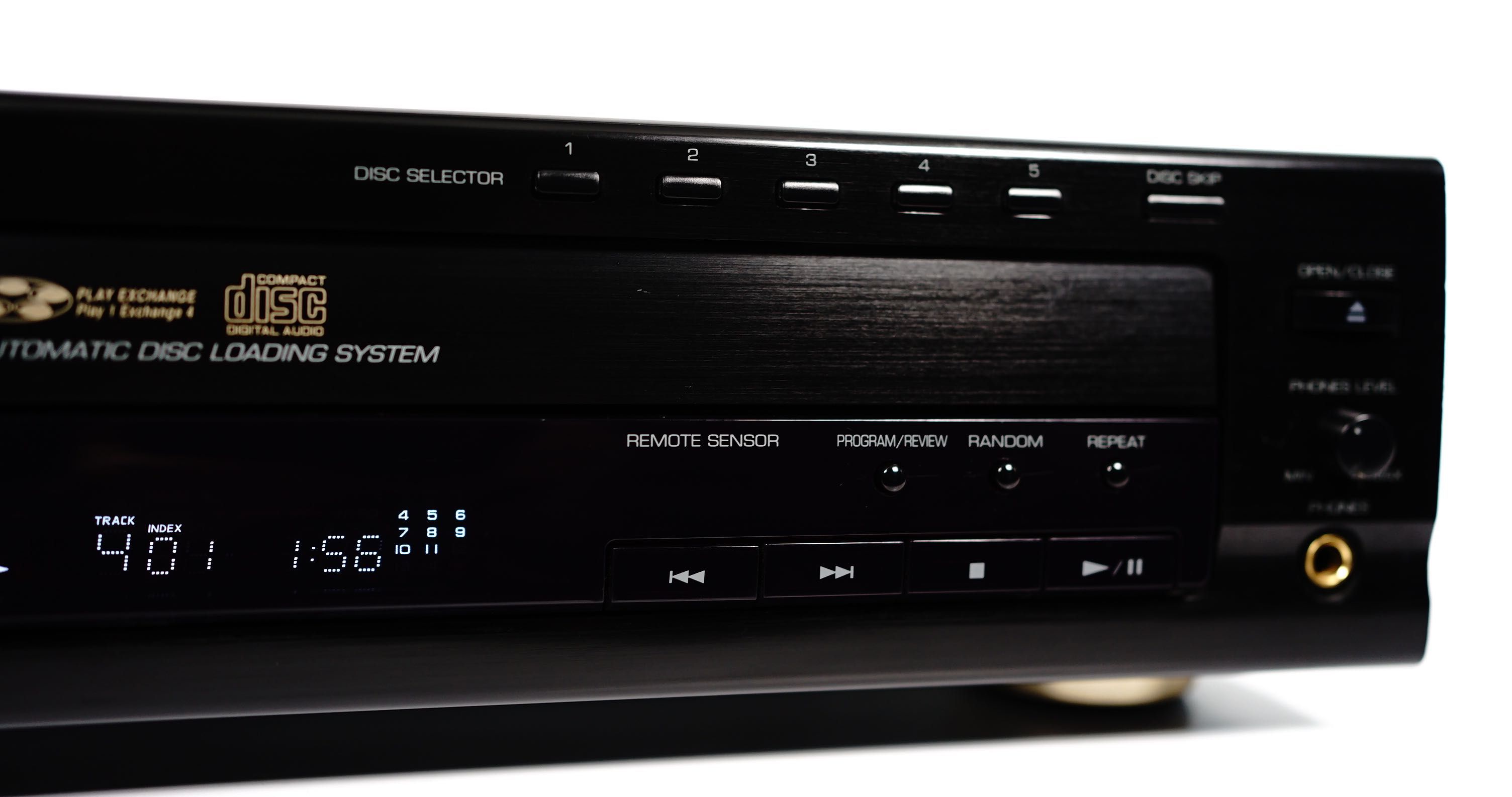 Zmieniarka na 5 płyt CD Sherwood CDC-8050R DAC 1-bit Odtwarzacz