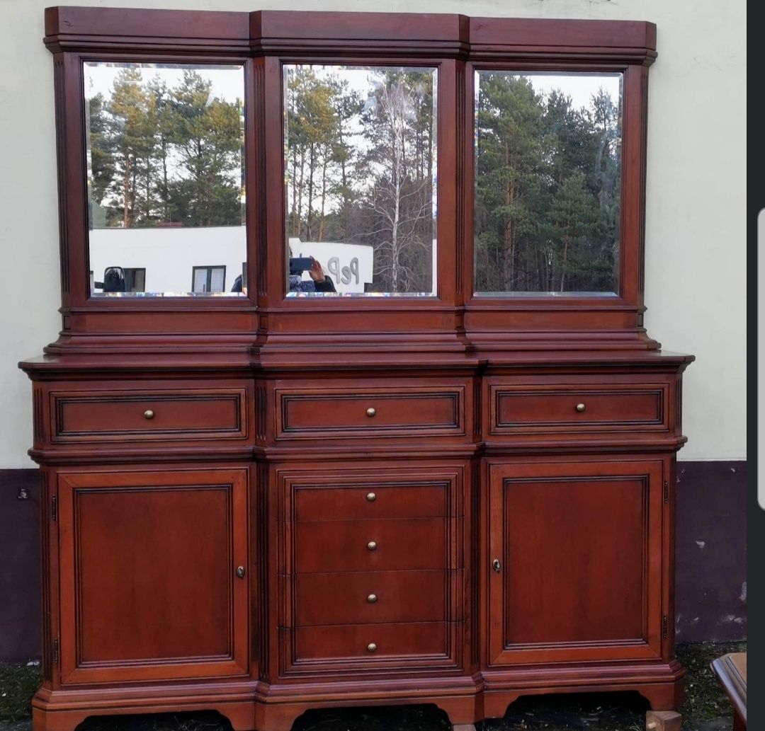 Komoda włoska z lustrem (stół)