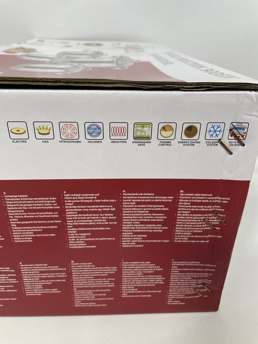 Zestaw czterech garnków ze stali noerdzewnej Platinum