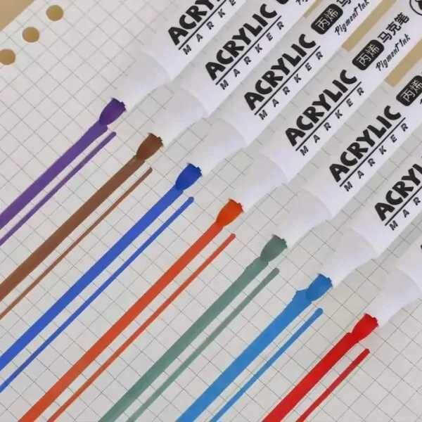 Акрилові маркери Acril-80 - 80 кольорів для  творчості у кейсі