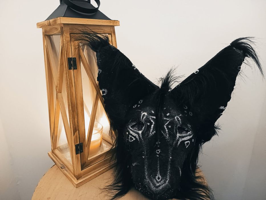 Maska kota - ręcznie wykonana /therian/cosplay/kostium