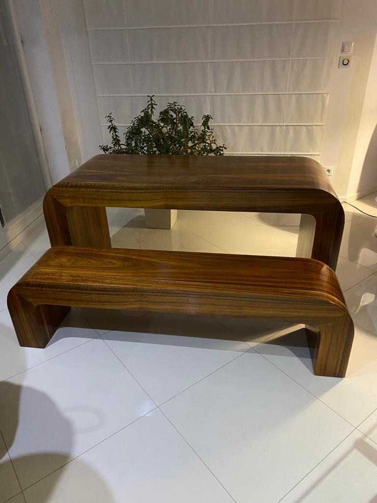 Stolik kawowy z ławą - komplet mebli do salonu