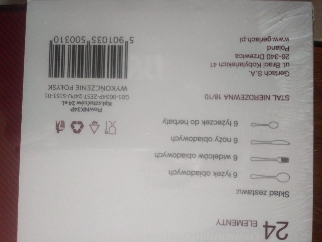Komplet sztućców 24 el.Gerlach Flow