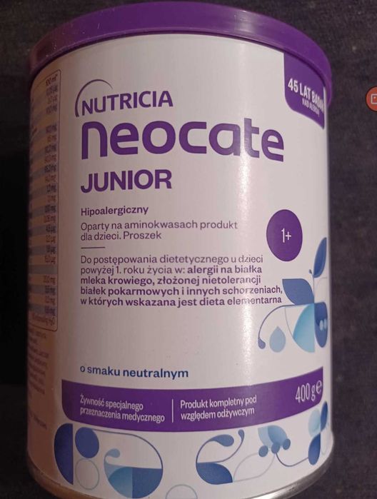 neocate junior 1+ każdy smak 4 szt