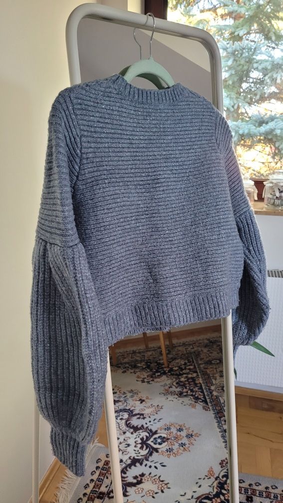Sweter z bufiastymi rękawami Zara