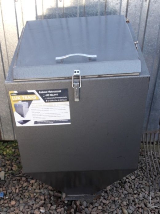 Zbiornik zasobnik kosz zasypowy do kotła na ekogroszek