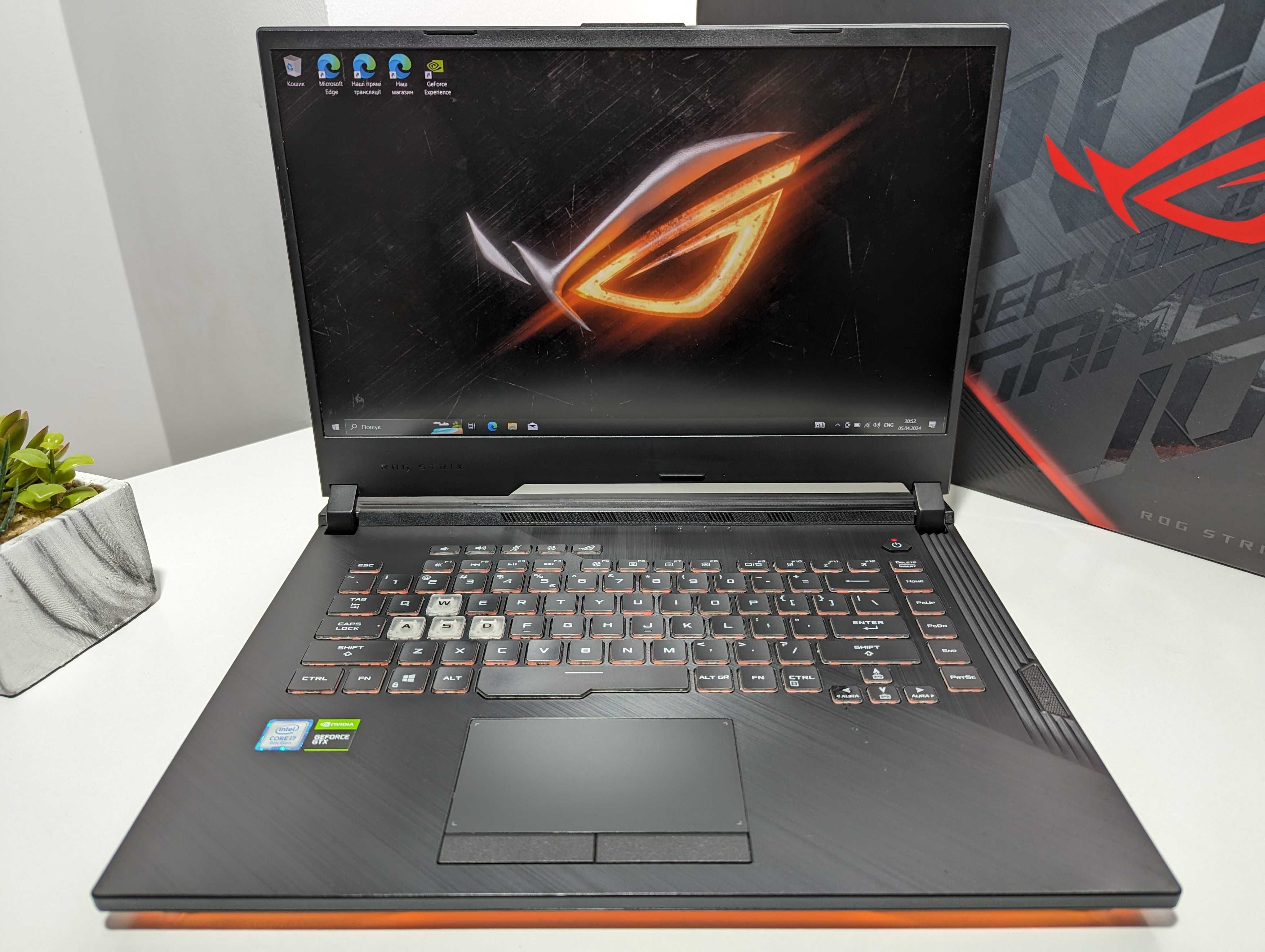 Asus ROG STRIX G531G Intel Core i7-9750H Nvidia GeForce GTX1660Ti 6Gb