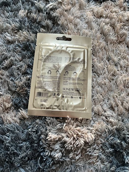 Sunewmed+ NOWE kolagenowe płatki pod oczy żelowe Sunew med+ oko algi