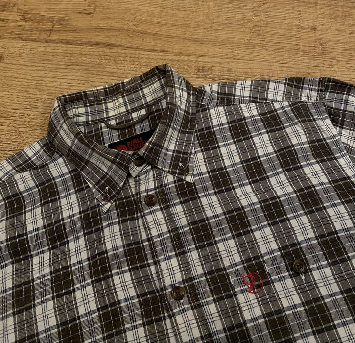 Fjallraven Flanel Shirt Фьялрейвен лиса лисичка рубашка фланель винтаж