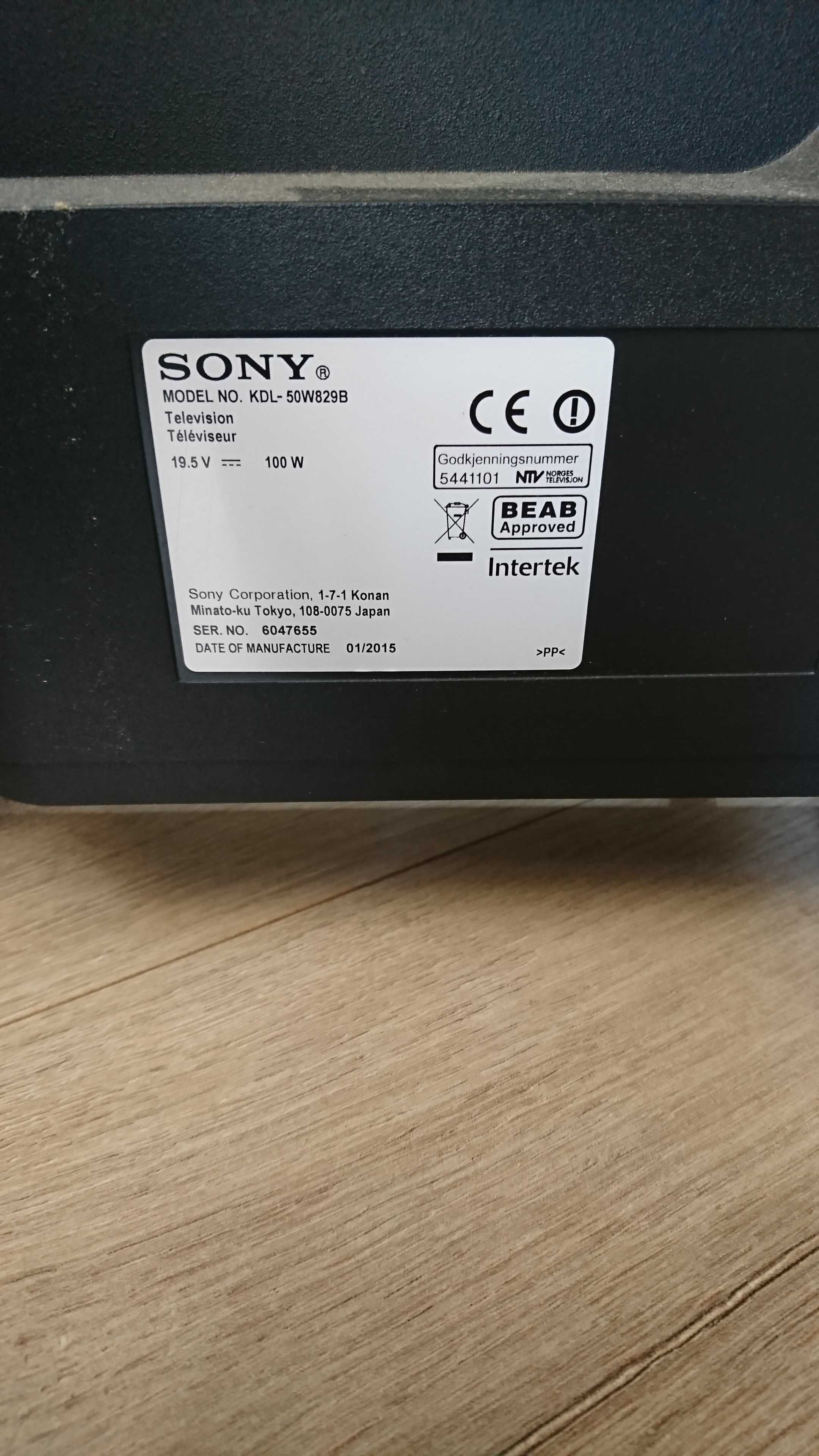 Telewizor SONY 50'' w technologi 3D plus okulary aktywne