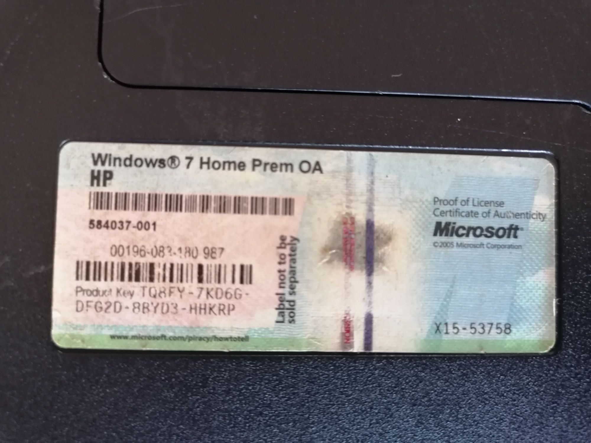 Portátil hp 4gb ram, Windows 7