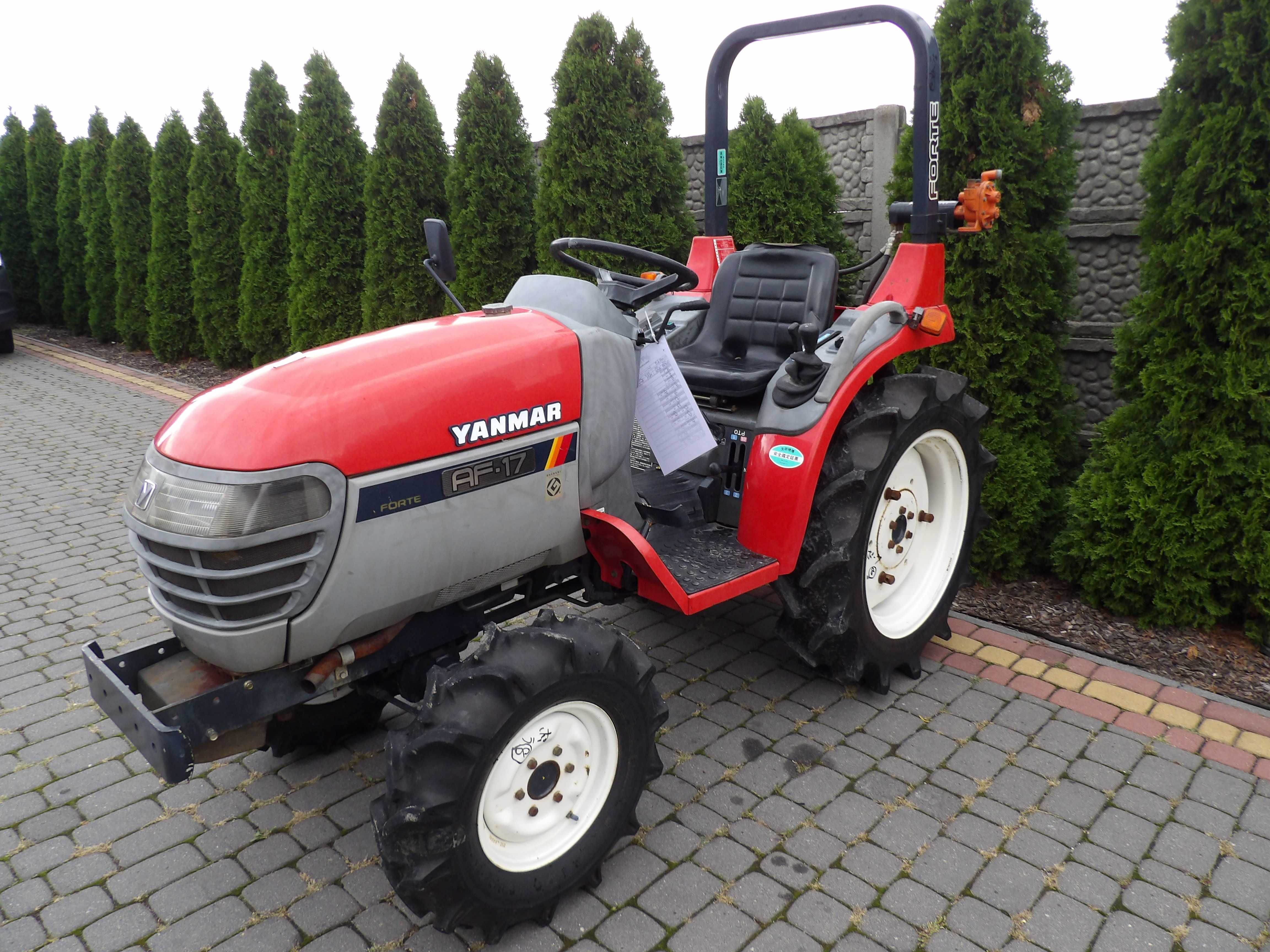 Yanmar AF 17 KM 4x4 rewers mini traktor ogrodniczy kubota iseki
