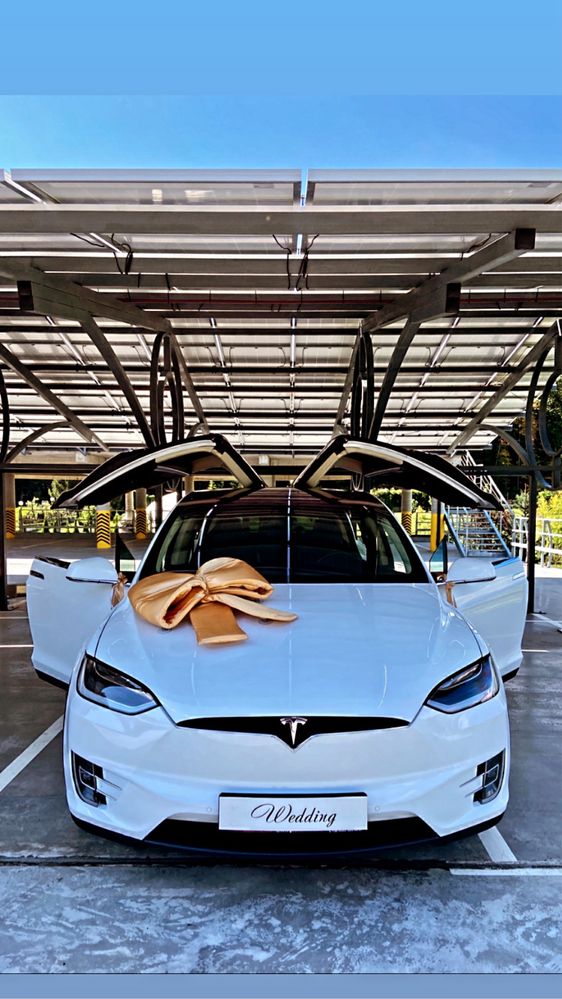 Tesla Wedding Авто на весілля, свадьба, кортеж